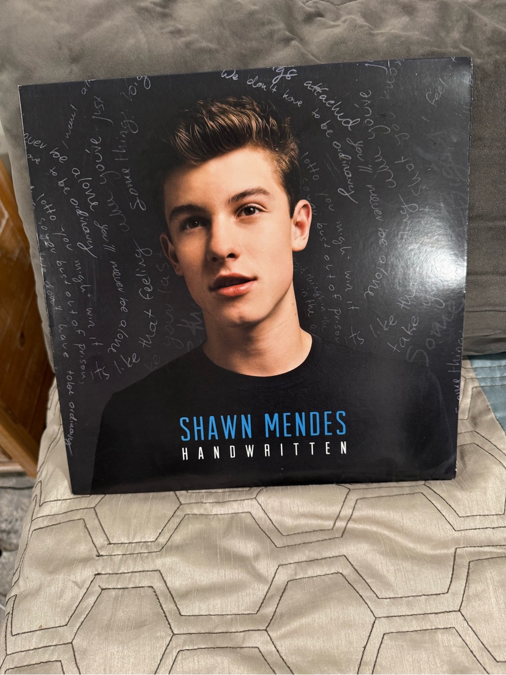 Handwritten by Shawn Mendes Blue Vinyl LP